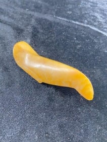 Quartz Birdstone from Illinois Indian Artifact Arrowhead