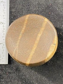 Discoidal from Illinois Indian Artifact Arrowhead