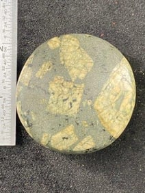 Discoidal from Illinois Indian Artifact Arrowhead