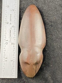 Birdstone Effigy Boatstone from Tennessee Indian Artifact Arrowhead