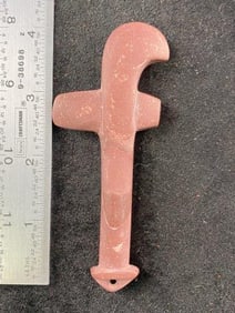 Stone Mace Effigy Pendant from South Dakota Indian Artifact Arrowhead