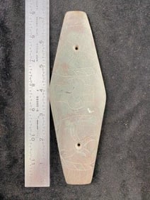 2 Hole Gorget, being sold as reproduction