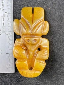 Chinese Jade Hongshan Figurine