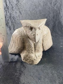 Large Stone Hawk Effigy from Tennessee Indian Artifact Arrowhead