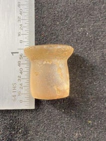 Crystal Ear Plug Indian Artifact Arrowhead