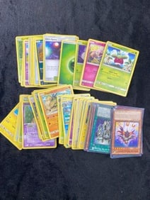 Large Group of Pokie Mon Cards