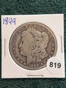 1899 Morgan Silver Dollar Coin
