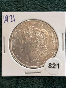 1921 Morgan Silver Dollar Coin