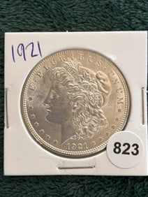1921 Morgan Silver Dollar Coin