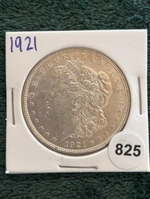 1921 Morgan Silver Dollar Coin