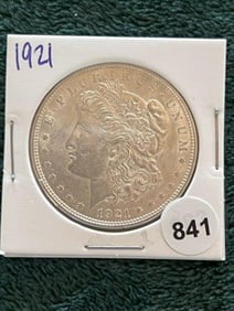 1921 Morgan Silver Dollar Coin