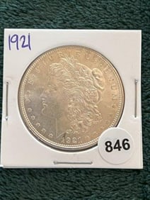 1921 Morgan Silver Dollar Coin