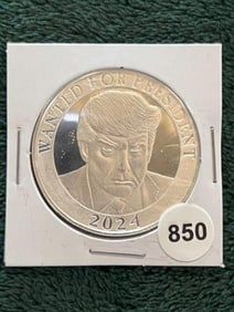 1 Ounce Silver Trump Coin