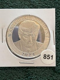 1 Ounce Silver Trump Coin