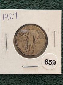 1927 Standing Liberty Quarter Dollar Coin