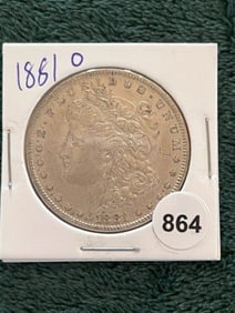 1881 O Morgan Silver Dollar Coin