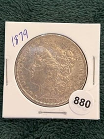 1879 Morgan Silver Dollar Coin