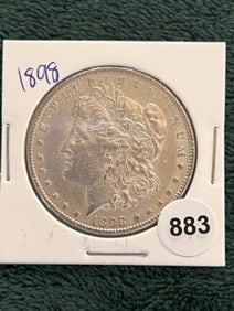 1898 Morgan Silver Dollar Coin