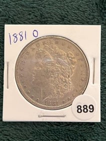 1881 O Morgan Silver Dollar Coin
