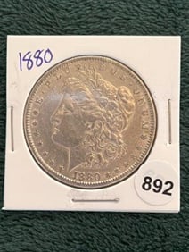 1880 Morgan Silver Dollar Coin