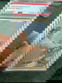 1953 Bowman Mickey Mantle Baseball Card