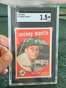 1959 Topps Mickey Mantle Baseball Card