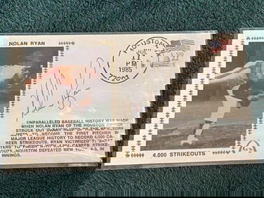 Nolan Ryan Hand Signed Authentic Autograph