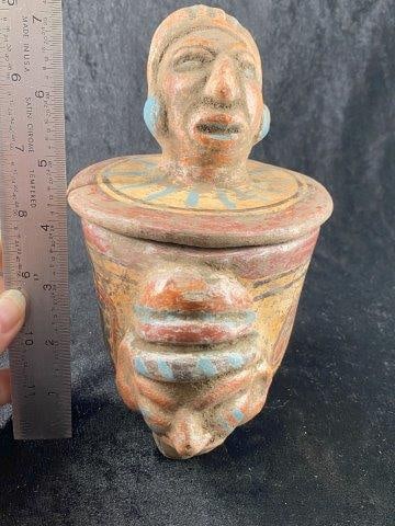 Pre-Columbian Pottery Vessel from Aaron Mitchell Collection Indian Artifact Arrowhead (1 of 7)