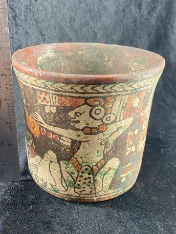 Pre-Columbian Pottery Vessel from Aaron Mitchell Collection Indian Artifact Arrowhead (1 of 5)