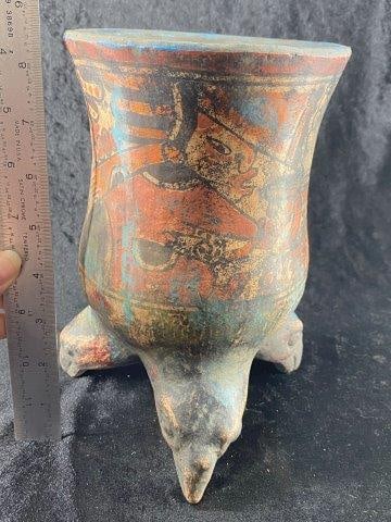 Pre-Columbian Pottery Vessel from Aaron Mitchell Collection Indian Artifact Arrowhead (1 of 7)