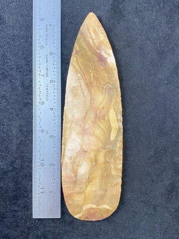 Caddo Blade 7 & 1/2" Arrowhead Indian Artifact from Missouri, ex - Jim Marberry Collection (1 of 3)