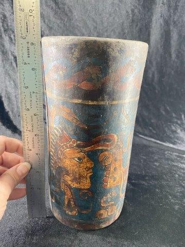 Pre-Columbian Pottery Vessel from Aaron Mitchell Collection Indian Artifact Arrowhead (1 of 5)