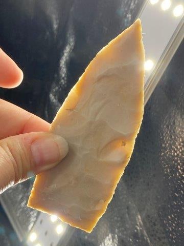 Large Friday Knife from Gillispie County, Texas Indian Artifact Arrowhead ex - Alvis Delk Collection (1 of 4)