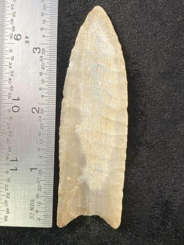 Clovis from Missouri Indian Artifact Arrowhead: KEY WORDS: INDIAN ARTIFACT ARTIFACTS ARROWHEAD ARROWHEADS NATIVE AMERICAN MISSISSIPPIAN QUAPAW CADDO POTTERY COINS MORGAN DOLLAR PEACE DOLLAR SILVER COINS Arkansas. Now taking in consignments for pre-