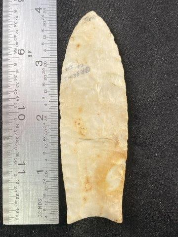 Clovis from Illinois Indian Artifact Arrowhead: KEY WORDS: INDIAN ARTIFACT ARTIFACTS ARROWHEAD ARROWHEADS NATIVE AMERICAN MISSISSIPPIAN QUAPAW CADDO POTTERY COINS MORGAN DOLLAR PEACE DOLLAR SILVER COINS Arkansas. Now taking in consignments for pre-