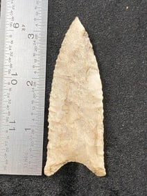 Dalton from Missouri Indian Artifact Arrowhead
