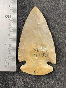 Dovetail from Texas Indian Artifact Arrowhead