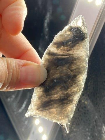 Obsidian Clovis from Colorado Indian Artifact Arrowhead (1 of 4)