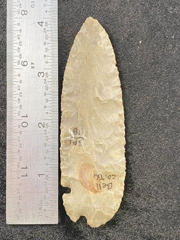 Cornertang from Texas Indian Artifact Arrowhead (1 of 3)