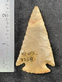 Marshall from Bell County, Texas Indian Artifact Arrowhead
