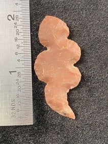 Snake Effigy Indian Artifact Arrowhead