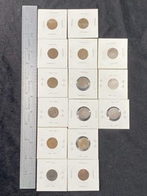 Group of Indian Head Pennies