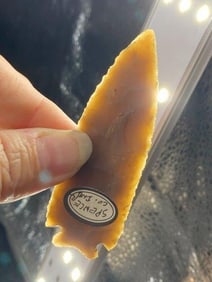Dalton from Spencer County, Indiana Indian Artifact Arrowhead