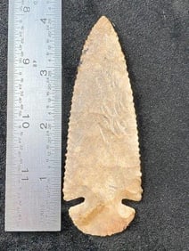 Dovetail from Missouri Indian Artifact Arrowhead
