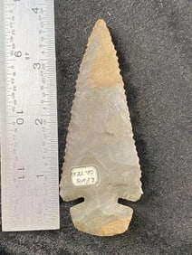Dovetail from Tennessee Indian Artifact Arrowhead