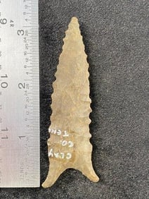 Dalton from Tennessee Indian Artifact Arrowhead
