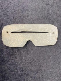 Slate Eskamo Snow Goggles from Alaska Indian Artifact Arrowhead