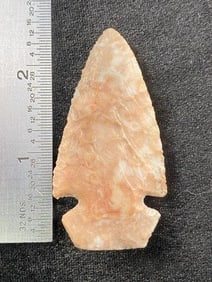 Dovetail from Missouri Indian Artifact Arrowhead