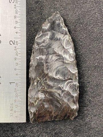 Obsidian Clovis from Colorado Indian Artifact Arrowhead (1 of 3)