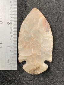 Dovetail from Missouri Indian Artifact Arrowhead